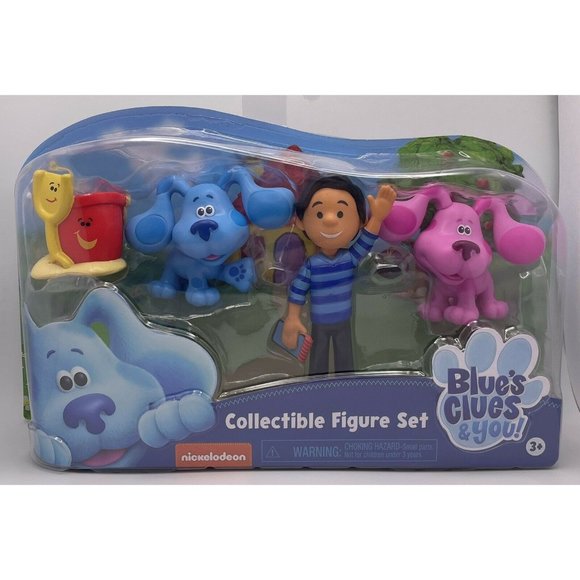 Blue's Clues and You! Collectible 4 Pack Figure Set Brand New Sealed - Picture 1 of 2